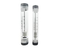 1 unidad de caudalímetro en línea for aire, gas y líquido, tubo acrílico DN15, LZM-15G(0.1-1GPM-0.5-4LPM)