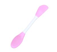 1 unidad de cepillo mascarilla Facial doble cabeza silicona, exfoliante, limpiador for eliminación espinillas, cepillos, película barro Para Barro, Arcilla(Light pink)