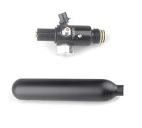 1 unidad de cilindro de gas for buceo M18*1,5 de 0,5 l y 500 cc, salida de 160-3000 PSI, estación reguladora de presión, tanque de aire, accesorios for cilindros de CO2 for buceo(Tank And 160PSI)