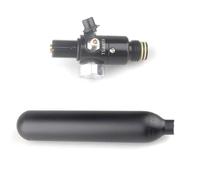 1 unidad de cilindro de gas for buceo M18*1,5 de 0,5 l y 500 cc, salida de 160-3000 PSI, estación reguladora de presión, tanque de aire, accesorios for cilindros de CO2 for buceo(Tank And 500PSI)