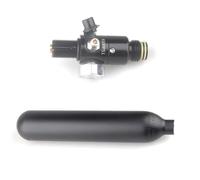 1 unidad de cilindro de gas for buceo M18*1,5 de 0,5 l y 500 cc, salida de 160-3000 PSI, estación reguladora de presión, tanque de aire, accesorios for cilindros de CO2 for buceo(Tank And 1500PSI)