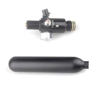 1 unidad de cilindro de gas for buceo M18*1,5 de 0,5 l y 500 cc, salida de 160-3000 PSI, estación reguladora de presión, tanque de aire, accesorios for cilindros de CO2 for buceo(Tank And 300PSI)