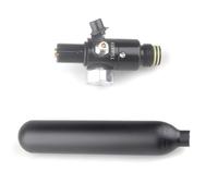 1 unidad de cilindro de gas for buceo M18*1,5 de 0,5 l y 500 cc, salida de 160-3000 PSI, estación reguladora de presión, tanque de aire, accesorios for cilindros de CO2 for buceo(Tank And 1800PSI)