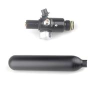 1 unidad de cilindro de gas for buceo M18*1,5 de 0,5 l y 500 cc, salida de 160-3000 PSI, estación reguladora de presión, tanque de aire, accesorios for cilindros de CO2 for buceo(Tank And 1200PSI)