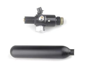 1 unidad de cilindro de gas for buceo M18*1,5 de 0,5 l y 500 cc, salida de 160-3000 PSI, estación reguladora de presión, tanque de aire, accesorios for cilindros de CO2 for buceo(Tank And 160PSI)