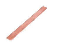 1 unidad de cobre rojo puro, placa plana de Metal, cobre, barra plana de espesor, 1/1, 5/2/3/4/5/6/8mm, longitud, 100/250 Mm, barra colectora de cobre(8x50x100mm)