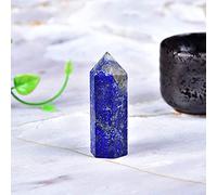 1 unidad de columna Hexagonal de lapislázuli de cristal Natural, punto de cristal, reparación de minerales, muebles para el hogar, decoración de regalo DIY-60-70mm