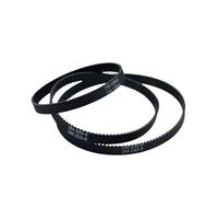 1 unidad de correa 2GT de 6/10 mm de ancho, correa de sincronización GT2 de bucle cerrado, perímetro de goma de 168 mm a 260 mm, piezas for impresoras 3D síncronas.(2GT-178mm,Width 6mm)