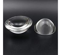 1 unidad de diámetro 20/ 28/ 30 /40/ 50 /52/ 57 /60/ 66 /67/ 74/ 75 /78/ 80/100mm, lente de vidrio óptico plano convexo for linterna LED, lámpara automática, foco de luz ( Size : OD50 ID46 H18 E2.5 )