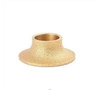 1 unidad de diámetro de 20mm de diámetro, 3 pulgadas/75mm, rueda de molienda de diamante soldado al vacío seco, disco de molienda de perfil de borde demi-bullnose(France side 25mm)