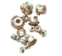1 unidad de engranaje cónico mini 1:1 de 0,4 m, 0,5 m, 0,8 m, ángulo de 90°, diámetro igual, engranajes cónicos/rectos, rueda de 15/18/20/25 dientes(0.5M 18T)