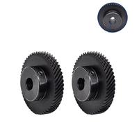 1 unidad de engranaje helicoidal de 45 grados 72T 80T 1M módulo engranaje cónico de acero for ingeniería de precisión(22mmkeyway 6x2.8mm80Teeth-Left)