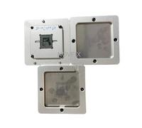 1 unidad de estación de reacondicionamiento y reballing de chips RTD2885NSR 3 en 1 fija con manivela for soldadura de bolas BGA