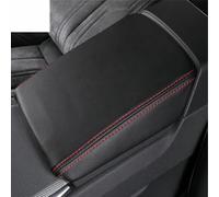 1 unidad de funda protectora para reposabrazos cuero PU, accesorios para coche, para para A6 C8 4A2 2018 2019 suave(A6 red thread)