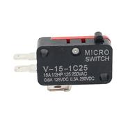 1 unidad de interruptor de límite de recorrido V-15, V-152, V-153, V-154, V-155, V-156, 1C25, 10 A, 250 V(V-15-1C25,10pcs)