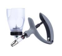 1 unidad de jeringa automática de aves de corral de 2/5 ml con escala ajustable inyector continuo de animales herramienta veterinaria (2 ml)