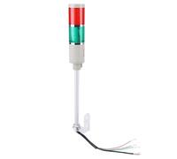 1 Unidad de Luz de Baliza LED de Advertencia 220V-230V Roja y Verde, para Iluminación de Equipos de Emergencia y Maquinaria