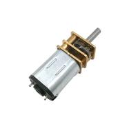 1 unidad de Motor eléctrico de engranaje de microvelocidad N20 DC 3V 6V 12V Motor reductor de engranajes de reducción(100RPM,6V)
