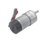 1 unidad de motorreductor con codificador de CC JGB37-3530, 12 V, baja velocidad, alto par, retroalimentación de señal de velocidad angular(24V 37RPM)
