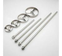 1 unidad de paleta agitadora de acero inoxidable de 50mm/60mm/80mm/100mm, hoja agitadora o 1 unidad de varilla mezcladora agitadora dispersante(Blade)