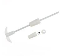 1 unidad de paleta agitadora plegable de PTFE de 250 mm a 500 mm for experimentos de laboratorio escolar (tapón de PTFE n.° 24).(350mmx85mm Paddle)