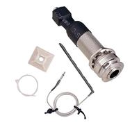 1 Unidad de Pastilla Piezoeléctrica de Guitarra Acústica Popular, Enchufe Pasivo de 6,35 Mm para Acústica