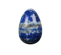1 Unidad De Piedra De Cristal Blanco Natural Con Diseño De Huevo, Piedra De Punto Azul, Jade, Obsidiana Negra, Mini Ornamento, Colección De Estatuas Para El Hogar,F