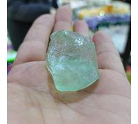 1 Unidad de Piedra Preciosa de berilo de Cuarzo Aguamarina Natural, Piedra de Cristal, Muestra Mineral, Materiales tallados a Mano for el hogar, artesanías de decoración (Color : 1PC, Size : 30-40g