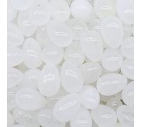 1 Unidad De Piedras Naturales De Huevo De Cristal, Aventurina Verde, Punto Azul, Jade, Decoración Pulida A Mano, Regalo, Mini Adorno De Cuarzo De Cristal,White 1PCS