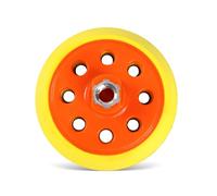 1 unidad de plato goma 5/6/7 pulgadas, soporte for almohadilla lijado M14, almohadillas plástico 125/150/180 mm for amoladora y pulidora(7 inch 180mm)