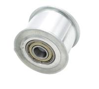 1 unidad de polea loca de correa de tensión 2GT 25T con/sin dientes 7/11mm ancho de correa rueda de polea de 25 dientes 3/4/5/6mm polea loca de diámetro interior(3mm,Without teeth 11mm)