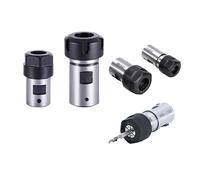 1 unidad de portabrocas ER8, ER11, ER16, ER20 y ER25 con extensión for eje de motor y mandril. Incluye varilla de 4 mm, 5 mm, 6 mm y 8 mm.(C20-ER16A-6.35mm)