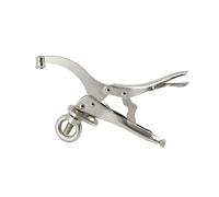 1 unidad de prensa de taladro de 12 pulgadas con mordaza for carpintería, con palanca de bloqueo y liberación, alicates de presión.