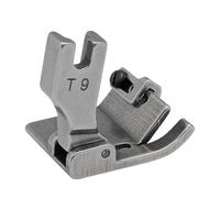 1 unidad de prensatelas multifuncional ajustable T9 for dobladillos, guía borde enrollado y plegado for accesorios máquinas coser industriales