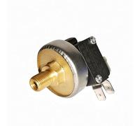 1 unidad de presostato ajustable de vacío/vapor, rosca G1/4/G1/8, controlador neumático de presión negativa de cobre y metal G1/4-30kpa