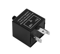 1 Unidad De Relé Intermitente LED Ajustable De 3 Pines Y 12 V For Motocicleta, Accesorio For Motocicleta, 0,1 W-150 W