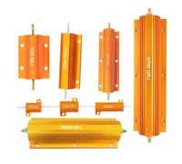 1 unidad de resistencia RX24 de alta potencia, 300 W, 200 W, 150 W, 500 W, 0,1 ohm, 2 Ω, 1 kΩ, 6 Ω, 5 Ω, 8 Ω, 100 Ω, 500 Ω, encapsulada en aluminio.(200W-10KJ)