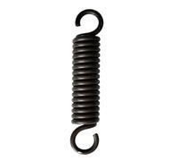 1 unidad de resorte de extensión, resorte de tensión de doble gancho de acero para muelles, diámetro del alambre 4 mm, diámetro exterior 40 mm, longitud 150 mm