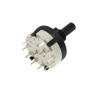 1 unidad de selector de canal rotatorio RS26 de 1 polo y 12 bandas seleccionables. Selector de banda rotatorio de una sola plataforma.(2 Pole 6,2PCS)