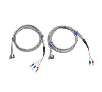 1 unidad de termopar tipo PT100/K con imán reforzado for alta temperatura, sensor de temperatura y manguera metálica con funda protectora.(PT100 Type 2M)