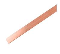 1 unidad de tira de cobre de 1/1, 5/2/3/4/5 Mm de espesor, hoja de Metal puro 99%, barra plana púrpura Cu, placa de bricolaje industrial de 250mm de longitud for CNC(2x10x250mm)