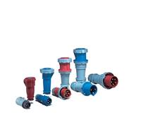 1 unidad de toma de corriente empotrada impermeable IP67 - Enchufe y toma de corriente industrial europea for uso en exteriores(SP-230 3P32A)