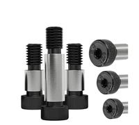 1 unidad de tornillo de cabeza hexagonal con casquillo helicoidal, hombro y rodamiento de rodillos, de acero aleado grado 12.9, diámetros M5, M6, M8 y M10 (6, 8, 10 y 12 mm).(50mm)