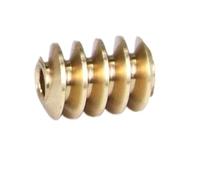 1 unidad de varilla de engranaje helicoidal de cobre de 0,5 módulos, orificio interior de 2 mm, eje helicoidal de turbina de 5,5 x 8 mm, accesorios de motor JGY370 Reductor turbina