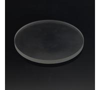 1 Unidad de Vidrio Templado blindado de 30mm ~ 115mm de diámetro, Cristal Templado de estalinita, Espesor de Lente de 5mm/ 8mm/ 10mm/ 12mm, Lente de Vidrio Templado(95mm,12mm)