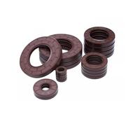 1 unidad, diámetro interior 100-150 mm, junta tórica de caucho fluorado TC con doble labio y resorte for eje de rodamiento, retén de aceite con estructura FKM(105x130x10)