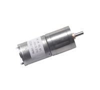 1 unidad JGA25-370 DC 6V 12V 24V DC Motorreductor Motorreductor de alto par 12/16/26/35/60/77/133/176/280/620/1360 rpm(With bracket,170 RPM,12V)