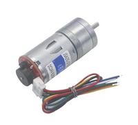 1 unidad JGA25-370B Micro Encoder DC Gear Motor 6v12v24v Velocidad 16/26/35/60/77/130/170/280/620/1360rpm (sin soporte, 280, 12V)