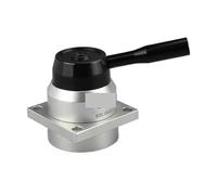1 unidad K/O/M válvula de palanca Manual de aire neumática Control Manual acción giratoria 4/3 3 posiciones 4 vías 1/4 "bsp K34R6-8D/L K34R6-8(K34R6-8L)
