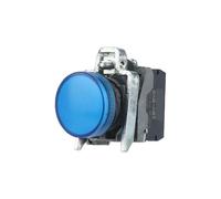 1 unidad LAY4-BV6, panel de 22 mm, pequeño LED, indicador de potencia, luz piloto, lámpara de señal, 5 colores, 220 V, azul Controls Switches